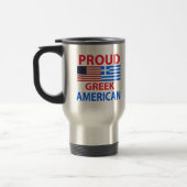 Stolzer griechischer Amerikaner Reisebecher (Links)