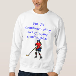 Stolzer Großvater der Enkelin Sweatshirt