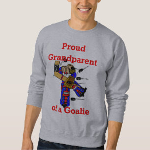 Stolzer Großvater eines Tormanns Sweatshirt