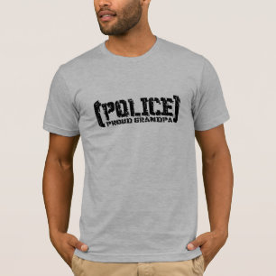 Stolzer Großvater - POLIZEI Tattered T-Shirt