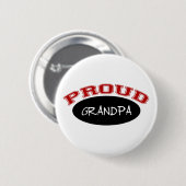 Stolzer Großvater (Schwarzes und Rot) Button (Vorne & Hinten)