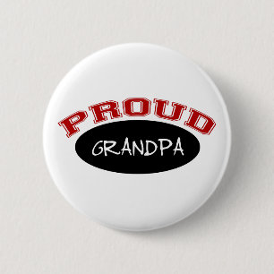 Stolzer Großvater (Schwarzes und Rot) Button