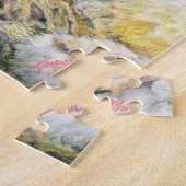 Stolzer Hahn Puzzle (Seite)