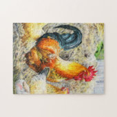 Stolzer Hahn Puzzle (Horizontal)