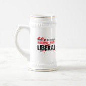 Stolzer Herz-Liberaler Bierglas (Links)
