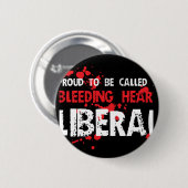 Stolzer Herz-Liberaler Button (Vorne & Hinten)