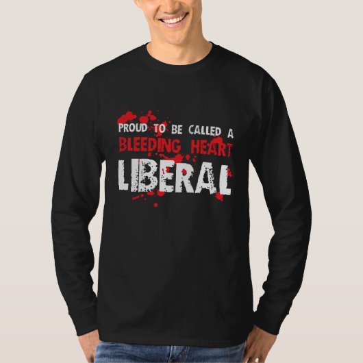 Stolzer Herz-Liberaler T-Shirt (Vorderseite)