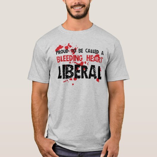 Stolzer Herz-Liberaler T-Shirt (Vorderseite)