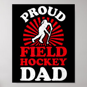 Stolzer Hockey-Vater Cool Hockey-Elternteil Poster
