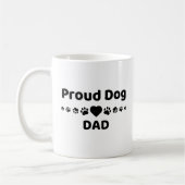 Stolzer Hunde-Vater Kaffeetasse (Links)