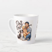Stolzer Hundepapa-Kaffeetasse – Perfektes Geschenk Milchtasse (Linke Ecke)