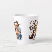Stolzer Hundepapa-Kaffeetasse – Perfektes Geschenk Milchtasse (Vorderseite)