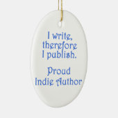 Stolzer Indie Autor Keramikornament (Rechts)
