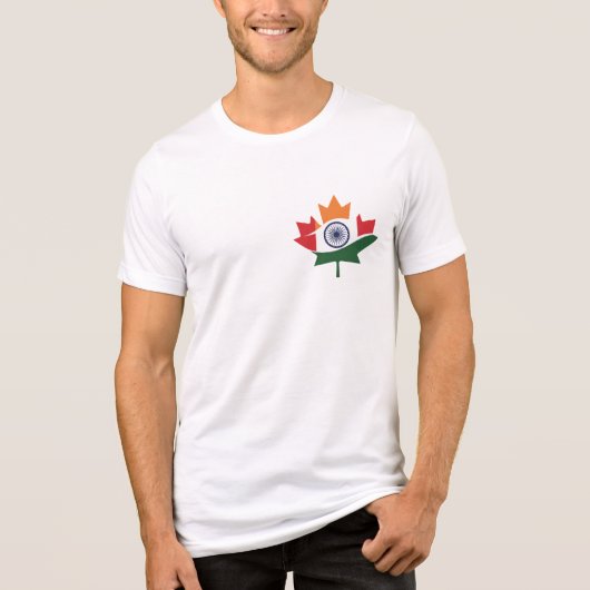 Stolzer Indo-Kanadier Tri-Blend Shirt (Vorderseite)