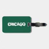 Stolzer Ire aus Chicago - St. Paddy's Day Gepäckanhänger (Rückseite horizontal)