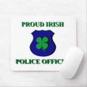 Stolzer irischer Polizeibeamte Mousepad (Mit Mouse)