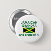 Stolzer jamaikanischer Großvater Button (Vorne & Hinten)