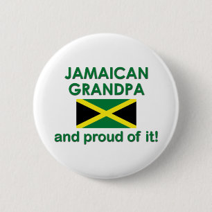 Stolzer jamaikanischer Großvater Button
