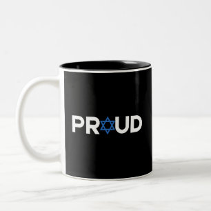 Stolzer jüdischer hebräischer Feiertag Stolzer Jud Zweifarbige Tasse