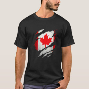 Stolzer Kanadier  Kanada-Flagge  Kanadische Flagge T-Shirt