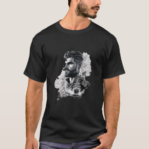 Stolzer Kapitän und sein Schiff, Marine T-Shirt