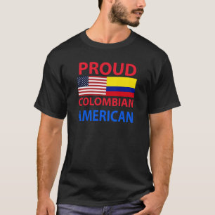 Stolzer kolumbianischer Amerikaner T-Shirt