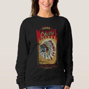Stolzer Kriegerstamm der Calusa Indianer Sweatshirt