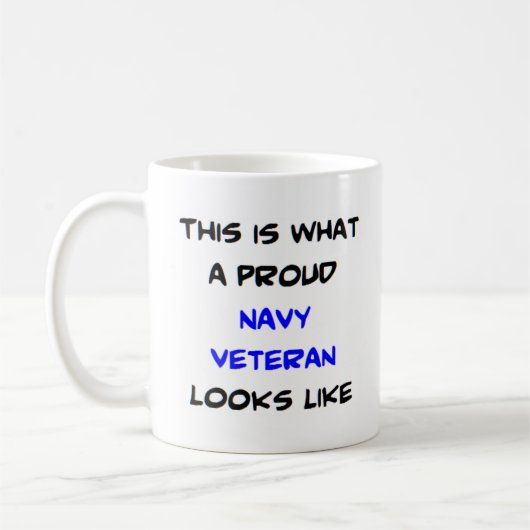 stolzer Kriegsveteran Kaffeetasse (Links)
