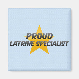 Stolzer Latrinen-Spezialist Magnet