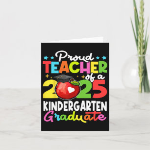 Stolzer Lehrer einer CL of 2025 Kindergarten Gradu Karte