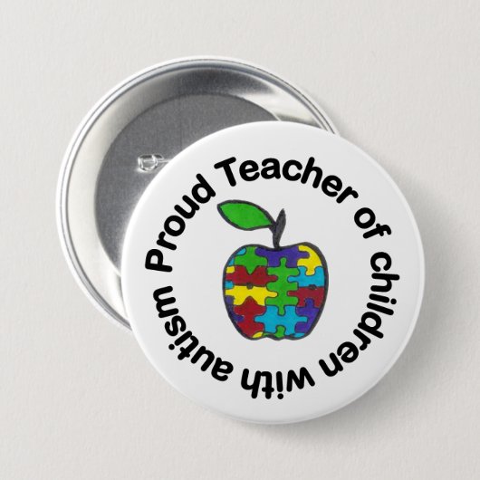 Stolzer Lehrer-Knopf Button (Vorne & Hinten)