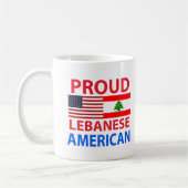 Stolzer libanesischer Amerikaner Kaffeetasse (Links)