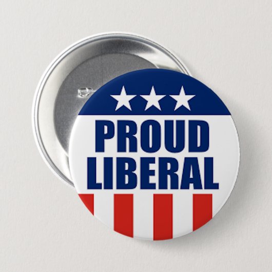 stolzer Liberaler Button (Vorne & Hinten)