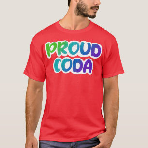 stolzer lila Verlauf der CODA T-Shirt