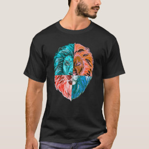 Stolzer Mächtiger Löwe Leo Astrologie Kopf Stolz G T-Shirt