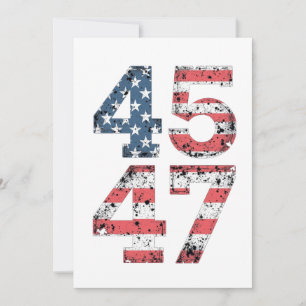 Stolzer Maga 47. Trump hat am Tag der Amtseinführu Einladung
