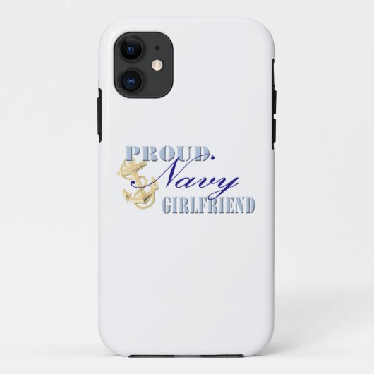 Stolzer Marine-Freundin IPhone 5 Fall Case-Mate iPhone Hülle (Rückseite)
