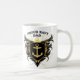 Stolzer Marine-Vater Kaffeetasse