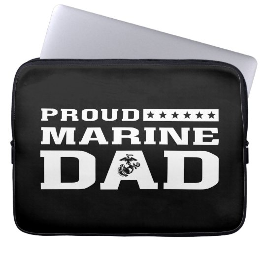 Stolzer MarineVater Laptopschutzhülle (Vorderseite)
