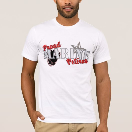 Stolzer Marineveteran T-Shirt (Vorderseite)
