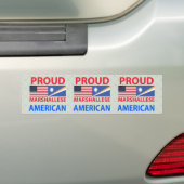 Stolzer Marshallese Amerikaner Autoaufkleber (Auf Auto)