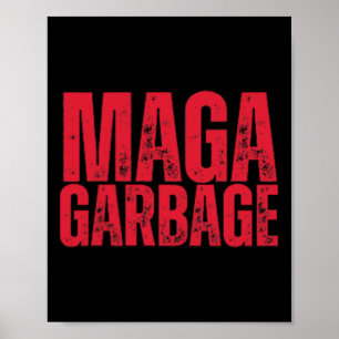 Stolzer Mega-Müll Amerikanischer Trump-Anhänger  Poster