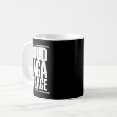 Stolzer Mega-Müll Trump-Anhänger 4  Kaffeetasse (Vorderseite Links)