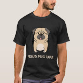Stolzer Mops-Papa 403 T-Shirt (Vorderseite)