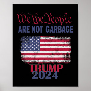 Stolzer Müll Trump Unterstützer Wir Das Volk Sind Poster