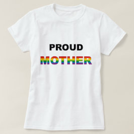 Stolzer Mutter-Regenbogen LGBT T-Shirt