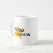 Stolzer Nerven Chirurg Kaffeetasse (Vorderseite Links)
