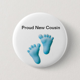 Stolzer neuer Cousin Button