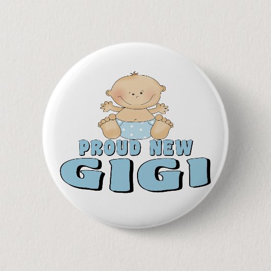 Stolzer neuer Gigi T - Shirt Button (Vorderseite)