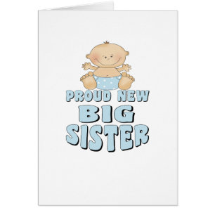 Stolzer neuer große Schwester-Junge